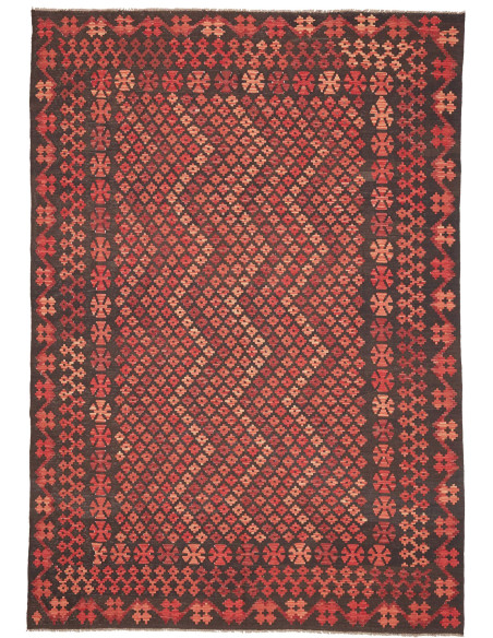 Kilim 200x292 Cm Kilim, Afghanistan, Hand-carded Wool (warp: