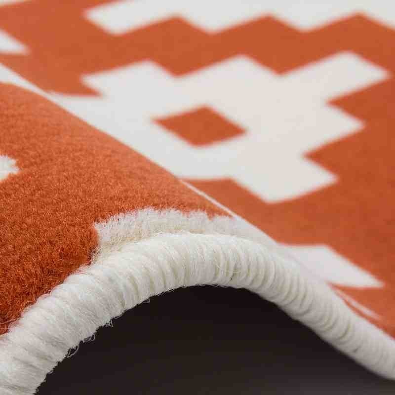 tappeto moderno geometrico now! 300 avorio-arancio
