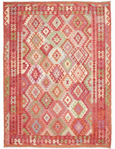 Kilim 223x300 Cm Kilim Afghanistan, Hand-carded Wool (warp: