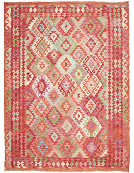 Kilim 223x300 Cm Kilim Afghanistan, Lana Cardata A Mano