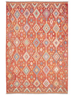 Kilim 201x300 Cm Kilim Afghanistan Lana Cardata A Mano