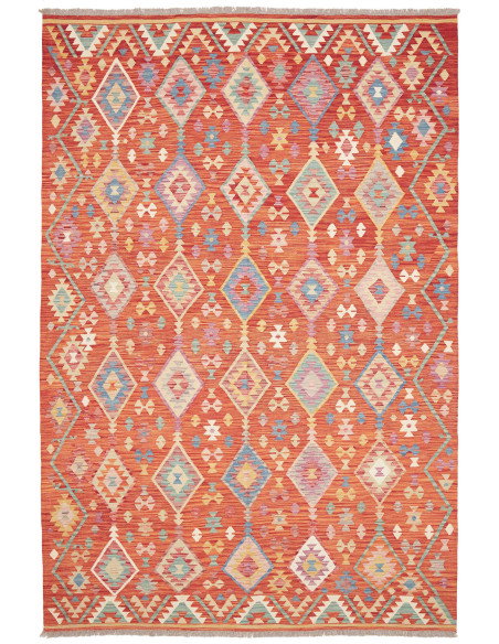 Kilim 201x300 Cm Kilim Afghanistan Lana Cardata A Mano