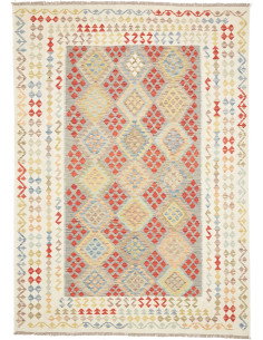 Kilim 207x292 Cm Kilim Afghanistan, Hand-carded Wool (warp: