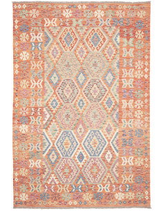 Kilim 202x302 Cm Kilim, Afghanistan, Lana Cardata A Mano