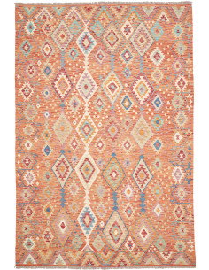 Kilim 206x304 Cm Kilim, Afghanistan, Hand-carded Wool (warp: