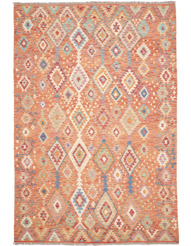 Kilim 206x304 Cm Kilim, Afghanistan, Hand-carded Wool (warp: