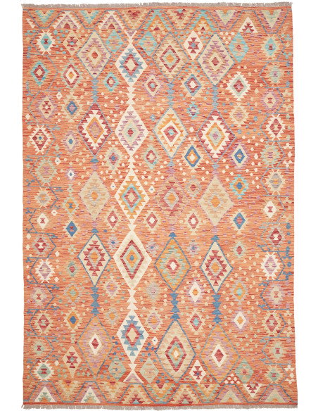 Kilim 206x304 Cm Kilim, Afghanistan, Hand-carded Wool (warp: