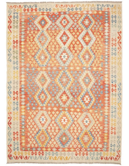 Kilim 210x295 Cm Kilim Afghanistan, Lana Cardata A Mano