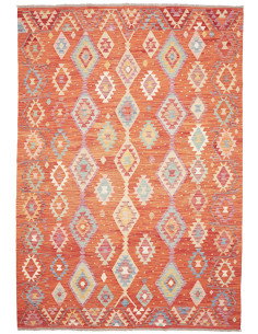 Kilim 205x300 Cm Kilim, Afghanistan, Lana Cardata A Mano