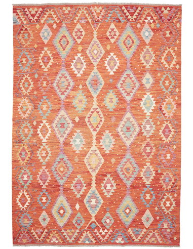 Kilim 205x300 Cm Kilim, Afghanistan, Lana Cardata A Mano