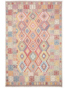 Kilim 203x300 Cm Kilim, Afghanistan, Hand-carded Wool (warp: