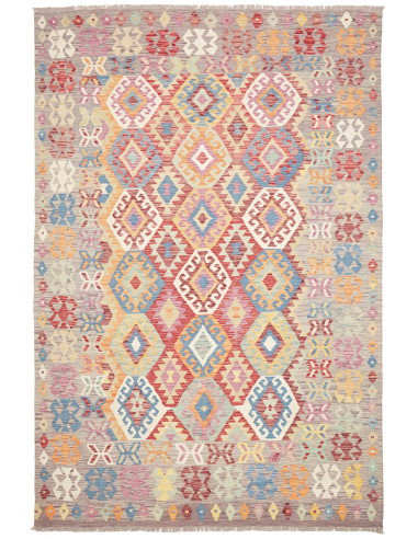 Kilim 203x300 Cm Kilim, Afghanistan, Lana Cardata A Mano