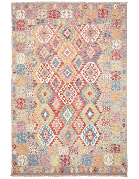 Kilim 203x300 Cm Kilim, Afghanistan, Hand-carded Wool (warp: