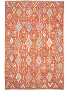 Kilim 200x296 Cm Kilim, Afghanistan, Hand-carded Wool,