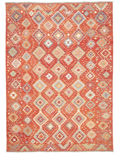 Kilim 206x289 Cm Kilim Afghanistan Hand-carded Wool 0.3