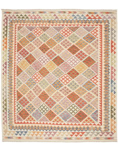 Kilim 260x291 Cm Kilim Afghanistan Hand-carded Wool Cotton