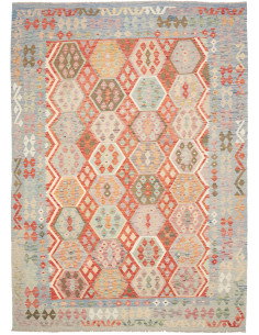 Kilim 214x299 Cm Kilim Afghanistan Hand-carded Wool Cotton