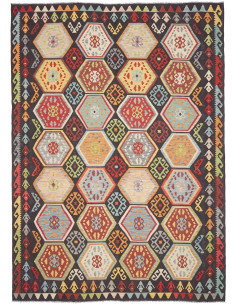 Kilim 206x290 Cm Kilim Afghanistan Hand-carded Wool (warp: