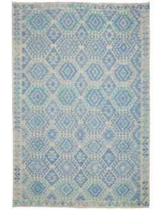 Kilim 201x298 Cm Kilim Afghanistan Hand-carded Wool (warp: