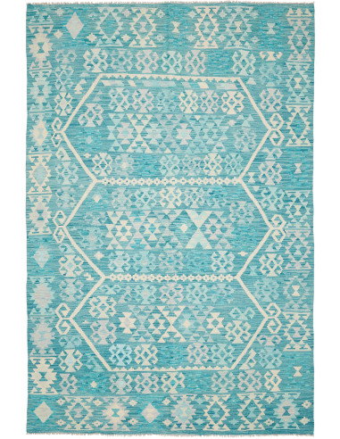 Kilim 200x302 Cm Kilim Afghanistan Hand-carded Wool Cotton
