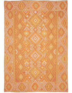 Kilim 202x293 Cm Kilim, Afghanistan, Hand-carded Wool,