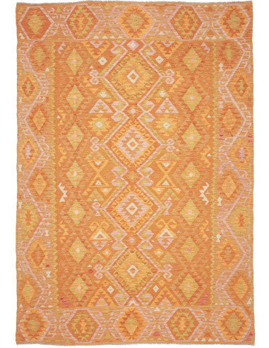Kilim 202x293 Cm Kilim, Afghanistan, Hand-carded Wool,