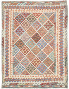Kilim 197x263 Cm Kilim Afghanistan Lana Cardata A Mano