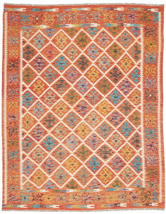 Kilim 201x247 Cm Kilim Afghanistan Lana Cardata A Mano