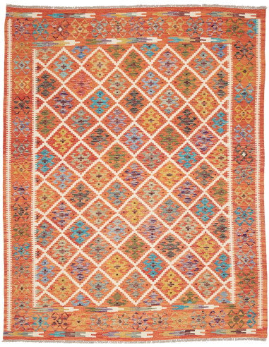 Kilim 201x247 Cm Kilim Afghanistan Hand-carded Wool