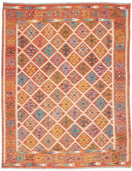 Kilim 201x247 Cm Kilim Afghanistan Hand-carded Wool