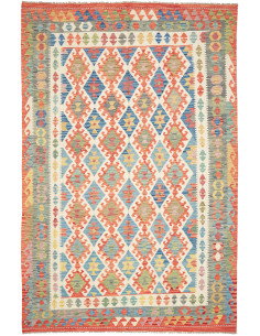 Kilim 195x299 Cm Kilim Afghanistan Hand-carded Wool Cotton