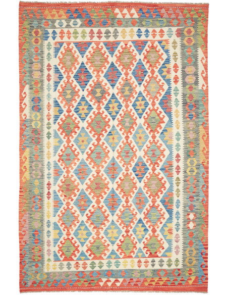 Kilim 195x299 Cm Kilim Afghanistan Hand-carded Wool Cotton