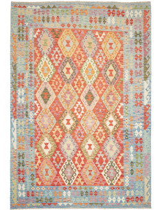 Kilim 203x291 Cm Kilim, Afghanistan, Hand-carded Wool,