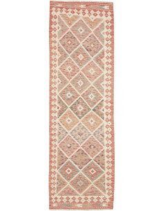 Kilim 75x250 Cm Kilim, Afghanistan, Hand-carded Wool (warp: