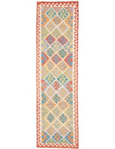 Kilim 81x294 Cm Kilim, Afghanistan, Lana Cardata A Mano, 0.3