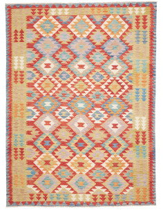 Kilim 180x244 Cm Kilim, Afghanistan, Hand-carded Wool,