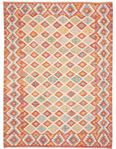 Kilim 180x247 Cm Kilim, Afghanistan, Hand-carded Wool