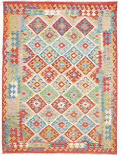 Kilim 174x231 Cm Kilim Afghanistan, Lana Cardata A Mano
