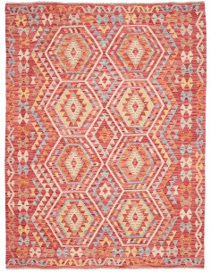 Kilim 184x241 Cm Kilim, Afghanistan, Lana Cardata A Mano