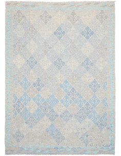 Kilim 175x244 Cm Kilim Afghanistan, Hand-carded Wool (warp: