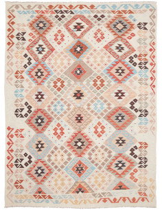 Kilim 185x252 Cm Kilim, Afghanistan, Hand-carded Wool (warp: