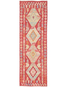 Kilim 75x235 Cm Kilim, Afghanistan, Lana Cardata A Mano