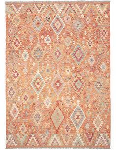 Kilim 175x249 Cm Afghan Kilim In Hand-carded Wool
