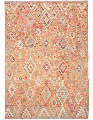 Kilim 175x249 Cm Kilim Afgano In Lana Cardata A Mano