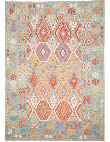 Kilim 180x250 Cm Kilim Afghanistan Hand-carded Wool (warp: