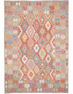 Kilim 174x241 Cm Kilim Afghanistan, Hand-carded Wool, Cotton