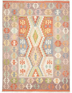 Kilim 186x246 Cm Kilim Afghanistan, Hand-carded Wool