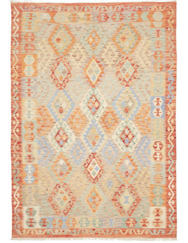 Kilim 178x253 Cm Kilim, Afghanistan, Lana Cardata A Mano