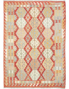Kilim 168x240 Cm Kilim Afghanistan Lana Cardata A Mano