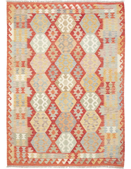 Kilim 168x240 Cm Kilim Afghanistan Hand-carded Wool Cotton